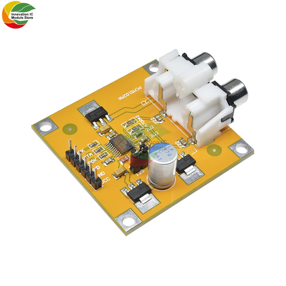 ЦАП-декодер Ziqqucu PCM5102/PCM5102A сборная плата плеера I2S модуль воспроизведения голоса