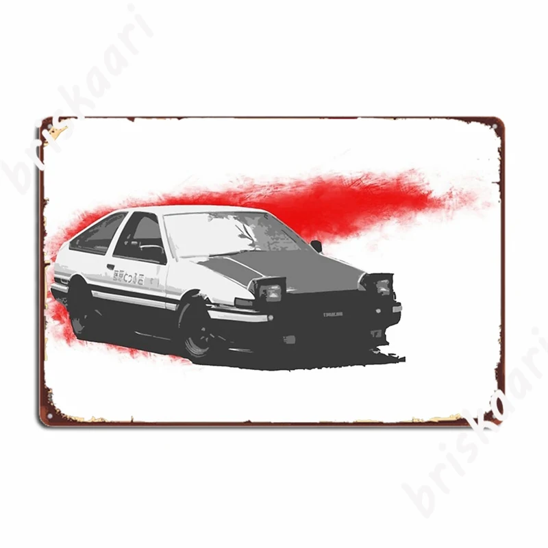 

Металлические знаки Redslash Ae86, украшение для клувечерние, Настенный декор для клуба, бара, жестяные плакаты