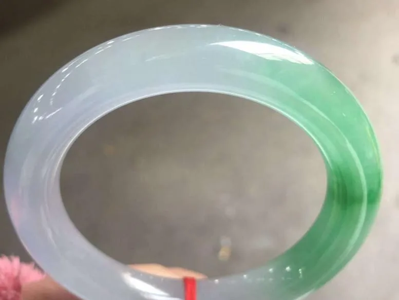

New Bracelet Femme Wholesale Myanmar Natural Jadeite Violet Bleaching Three-color Ice-penetrating Bangle Women's Bracelet