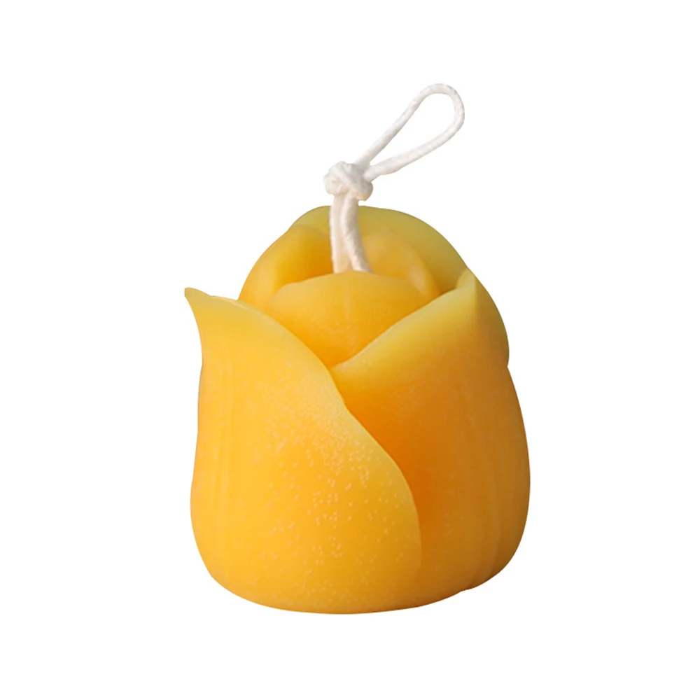 

3d Tulip Mold Hand-made Soy Candles Aroma Wax Soap Molds Reusable Handmade Candle Mold Making DIY Candle Soap Craft Mould