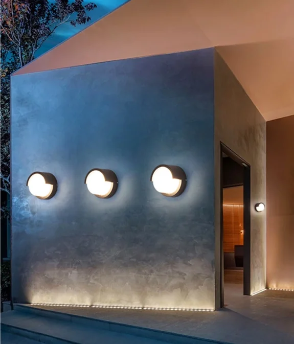Acrylic Outdoor LED Waterproof Wall Light Staircase Garden Courtyard Door Lamp Decoration RGB Colourful Bar Party Install | Лампы и