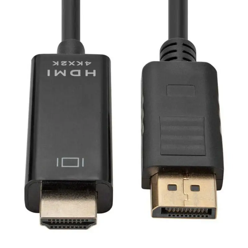 1080P порт дисплея 1 4 кабель DP в HDMI-совместимый адаптер разъем шнур преобразователя