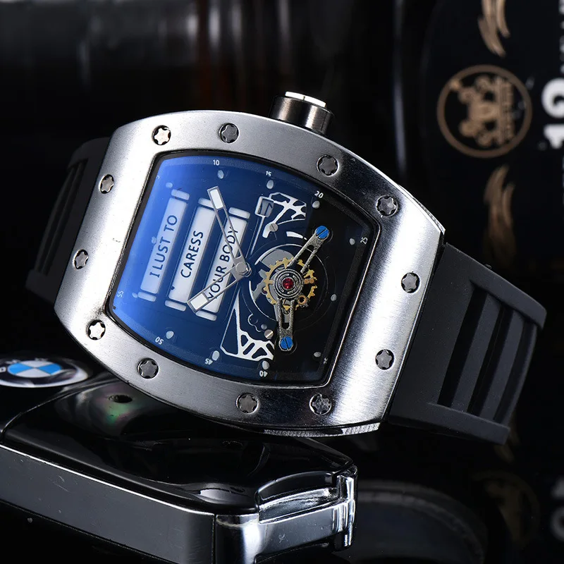 

21 colors Luxury AAA RM Men Waterproof Watch date Male Richard Watches Automatic Man Wristwatches Clock Gift Best Gifts for Men