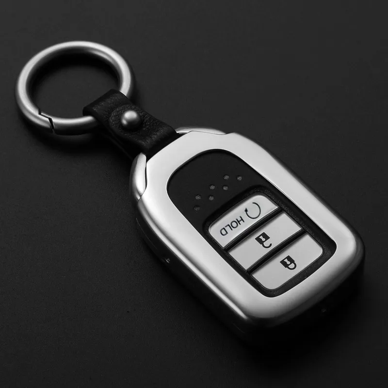 Автомобильный Алюминиевый чехол для ключа дистанционное кольцо ключей Пряжка