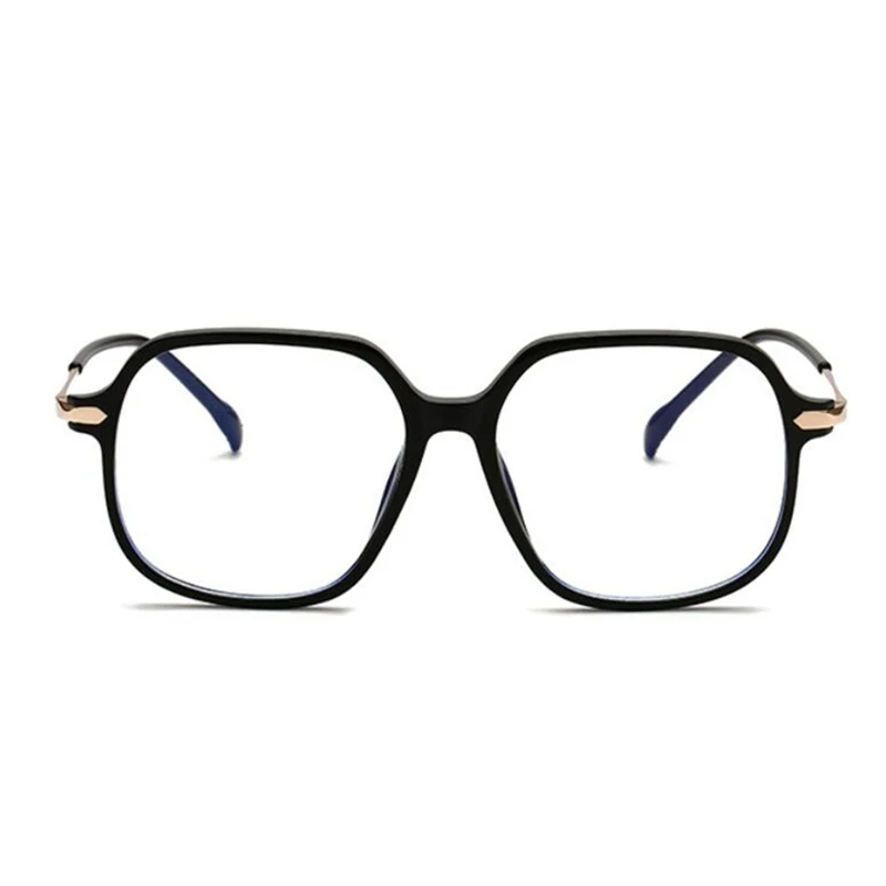 

Oversized Square Computer Optical Glasses Women TR90 Blue Light Blocking Prescription Eyeglasses 0 -0.5 -0.75 -1.0 -1.5 To -6.0