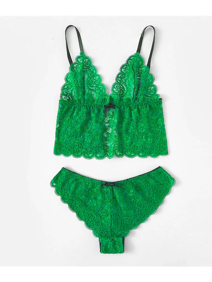 

Sexy women's sexy lingerie lace temptation bra three-point suit women's underwear