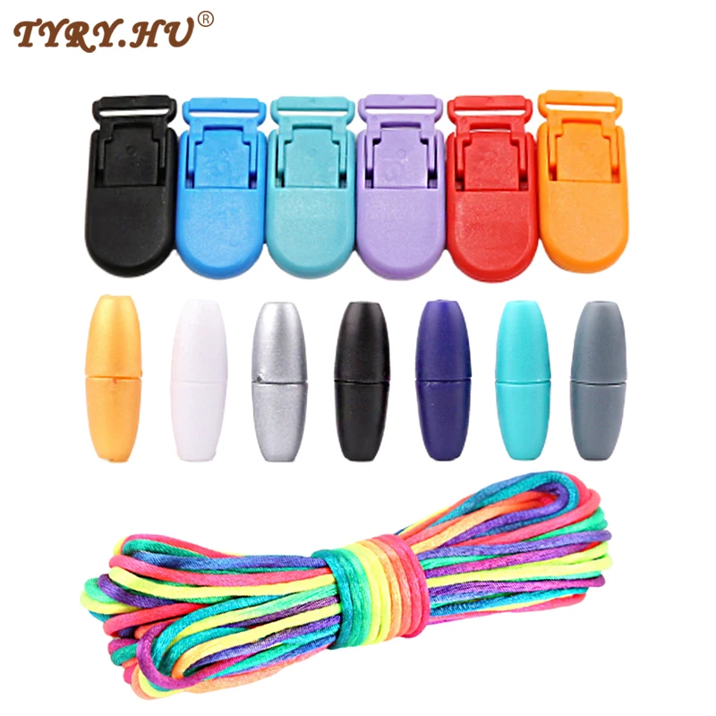 DIY Детская соска зажимы цепочка аксессуары погремушка шнур для использования при