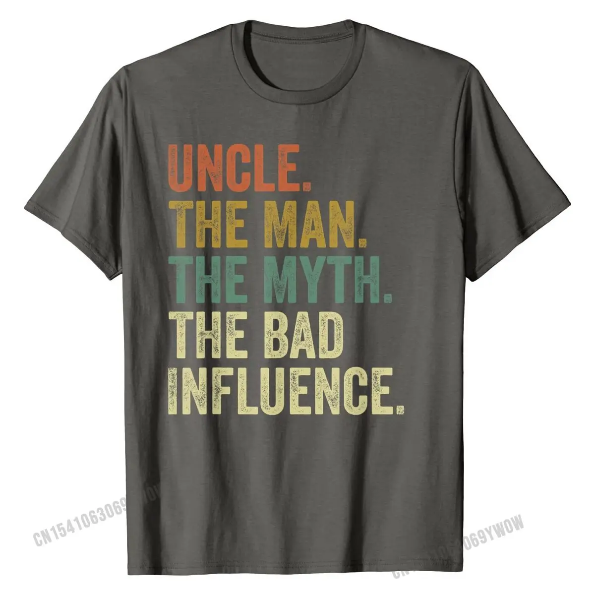 Мужская забавная винтажная смешная футболка с мифом о дяди мужчине плохое