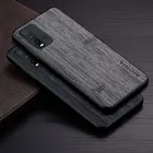 Чехол для Xiaomi Redmi 9T, кожаный чехол с бамбуковым деревянным узором, Роскошный чехол для телефона xiaomi redmi 9t, чехол, Обложка