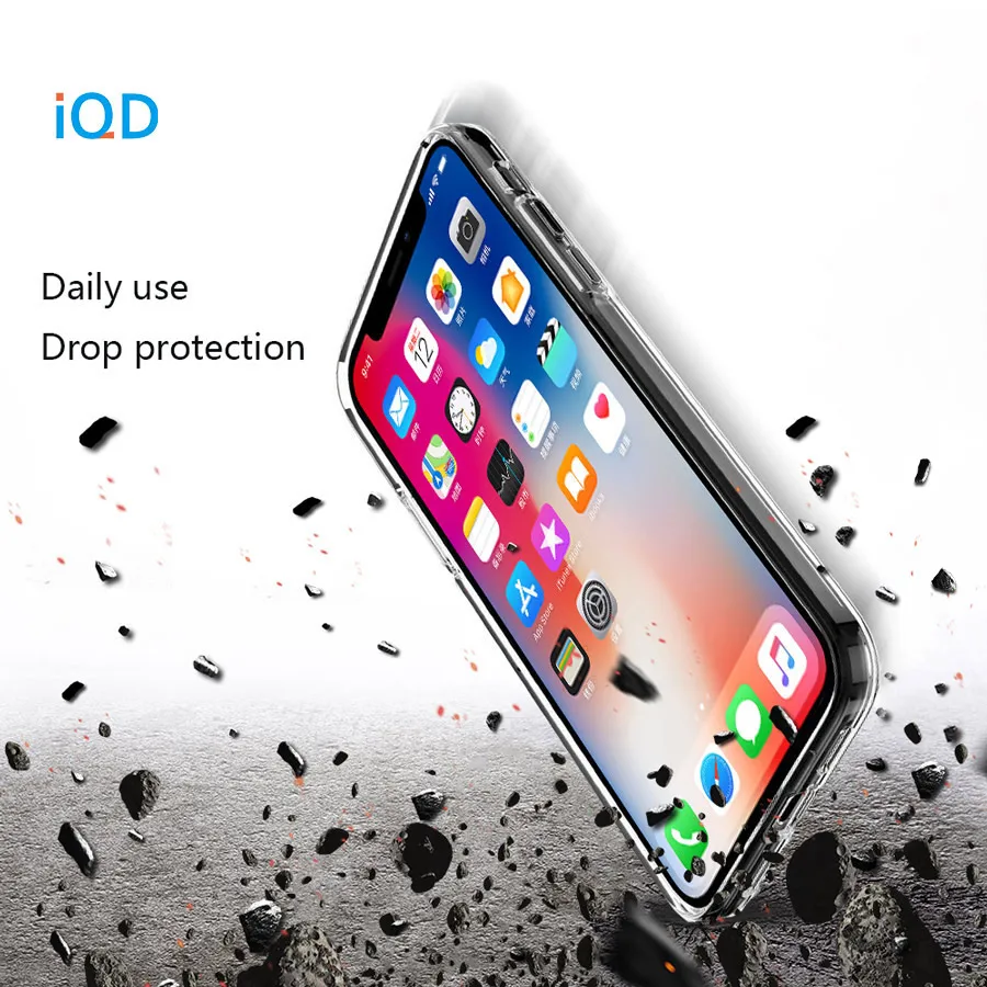 50 шт. для iphone 11 Pro Xs Max Прозрачный чехол для Apple iphone X Xr 8 7 6 Plus жесткий защитный чехол