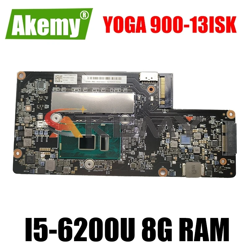 

Материнская плата Akemy BYG40 NM-A411 для Lenovo YOGA 900-13ISK, YOGA900, материнская плата для ноутбука CPU I5 6200U, 8 Гб ОЗУ, 100% тестирование работы