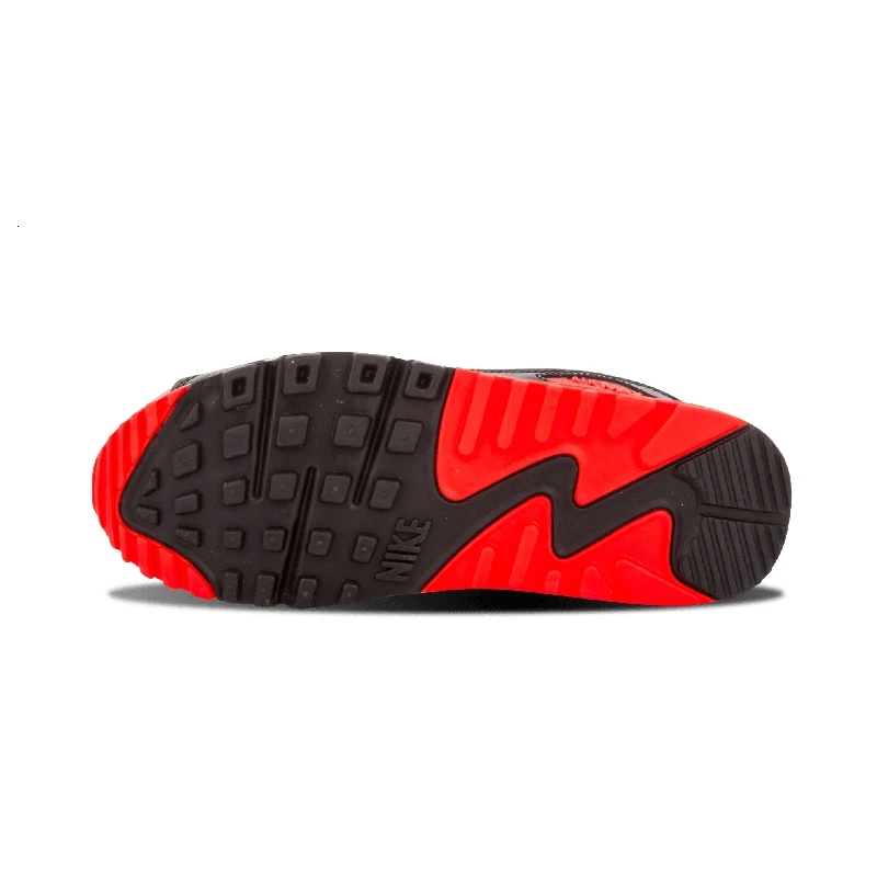 Nike Air Max 90 Prem Mesh(GS) Новое поступление, оригинальные детские кроссовки для бега, удобные детские спортивные кроссовки на открытом воздухе#724882-100