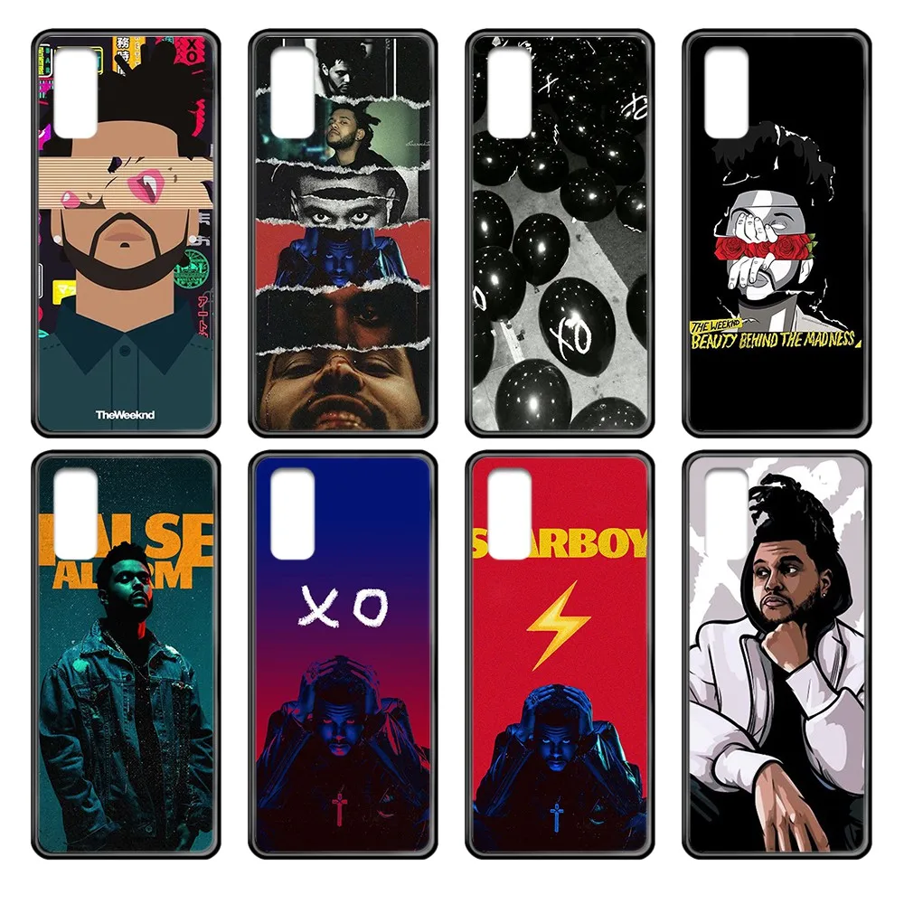 Черный чехол для сотового телефона singer The Weeknd Samsung Galaxy J S 1 2 3 4 5 6 7 8 9 10 Ace Prime Plus Lite