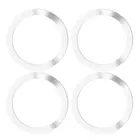 Универсальные круглые металлические кольца, 4 шт., для беспроводного зарядного устройства Qi, на вентиляционное отверстие, магнитный автомобильный держатель для смартфонов iPhone