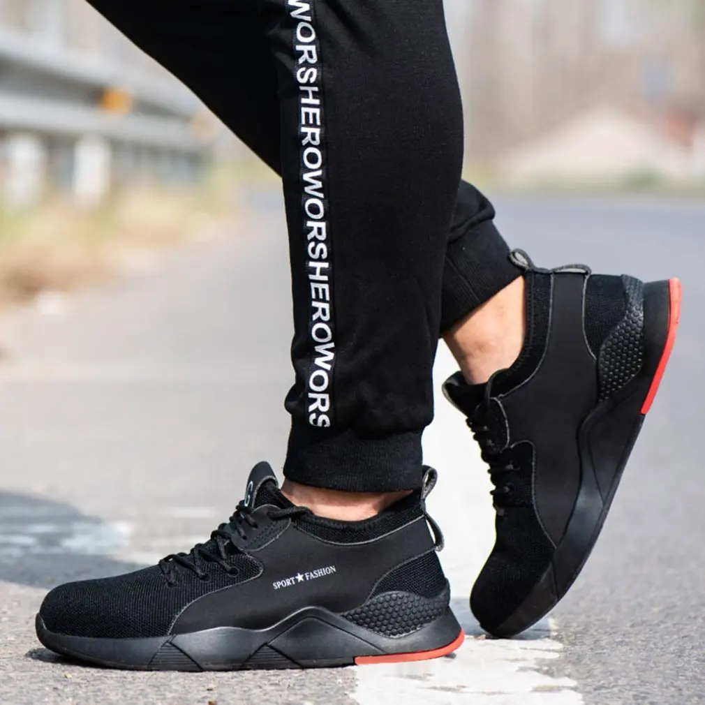 

Anti-smashing, Anti-scratch, Odor-resistant, Breathable Protective Shoes Men Anti-smashing Stab-resistant Protective