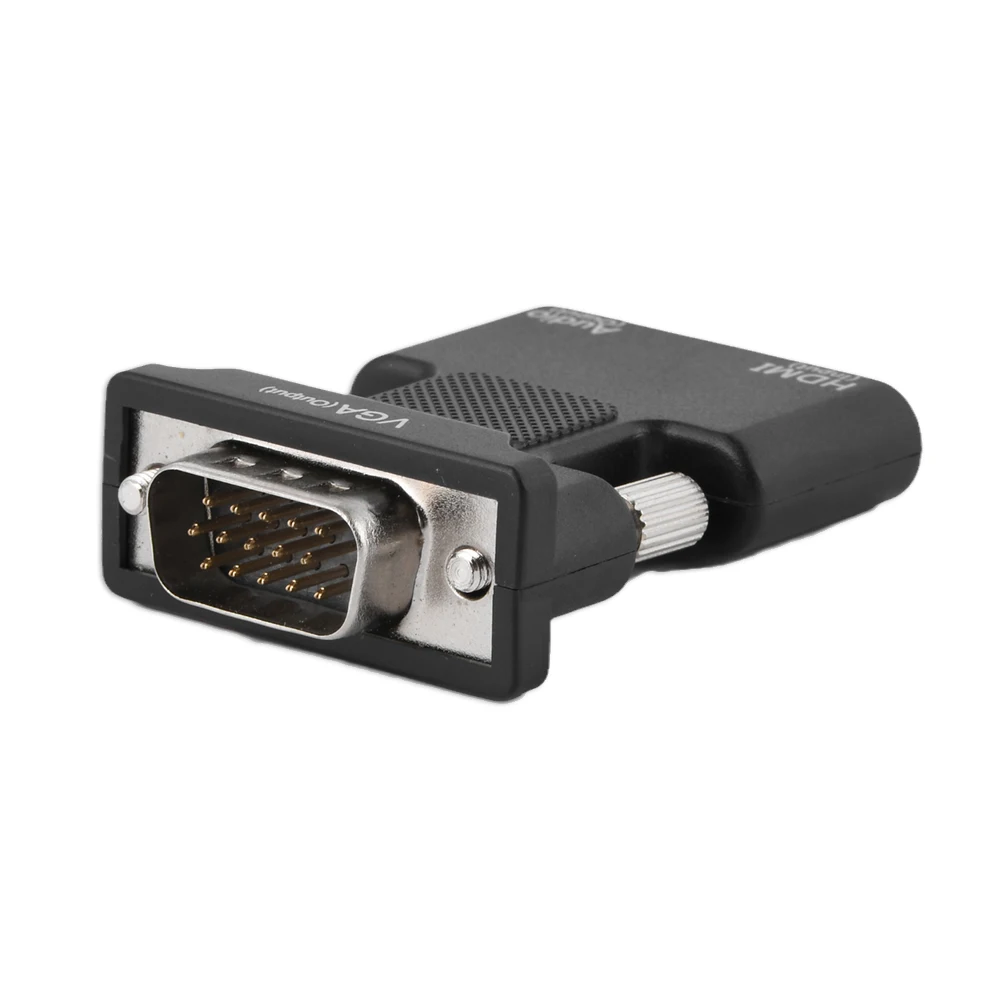 1080P HDMI-совместимый адаптер VGA HDMI аудиовыход кабель преобразователь разъем для