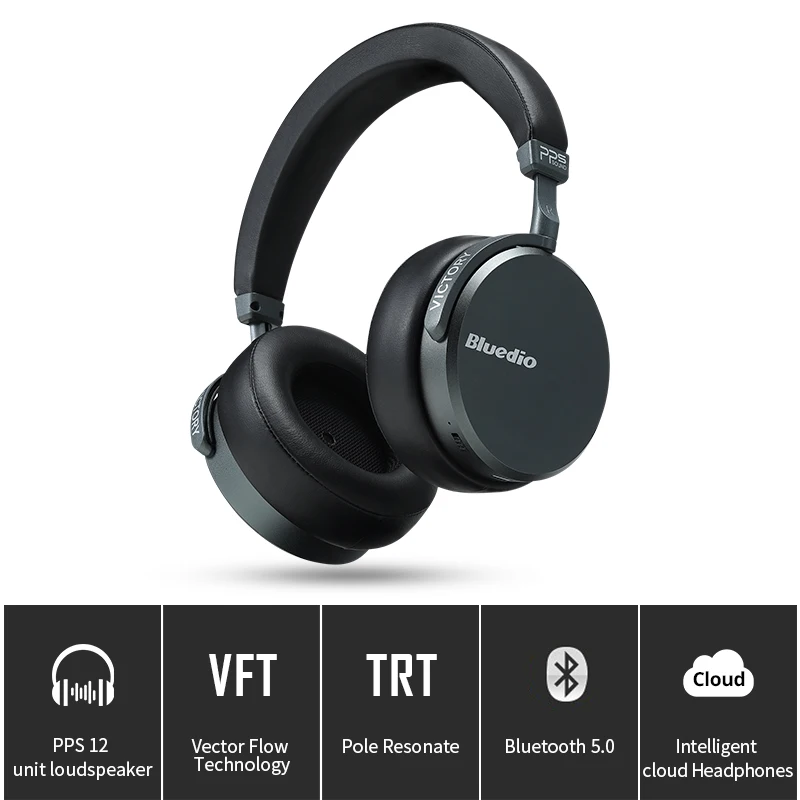 Bluedio V2 профессиональные Bluetooth 5,0 наушники Смарт распознавание лица Беспроводная гарнитура подходит для DJ сцены 18 Ч время музыки
