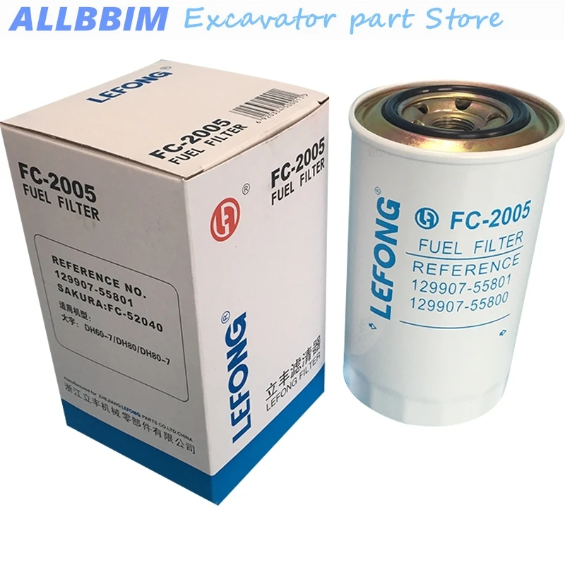 Для дизельного фильтра Yanmar дизельный фильтр 129907-55801 129907-55800 FF165 FF5806 аксессуары