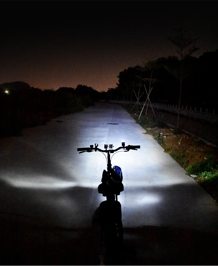 

10000 Lumens Bike Front Light Induction Bicycle Light Built-in 2000mAh USB Charging Cycling IPX4 Waterproof Torch Bike Headlamp