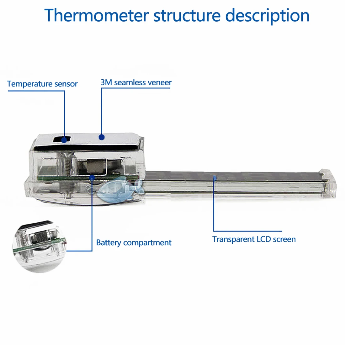 Инструменты для измерения температуры аквариума цифровой 3d-измеритель воды с