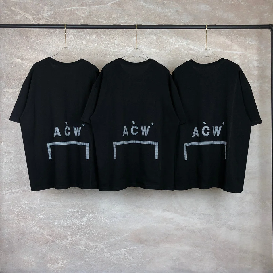 

Oversized A-COLD-WALL* T-Shirt Men ACW Logo A Cold Wall T-Shirt Casual Tops Tag Tee womens graphic t shirts