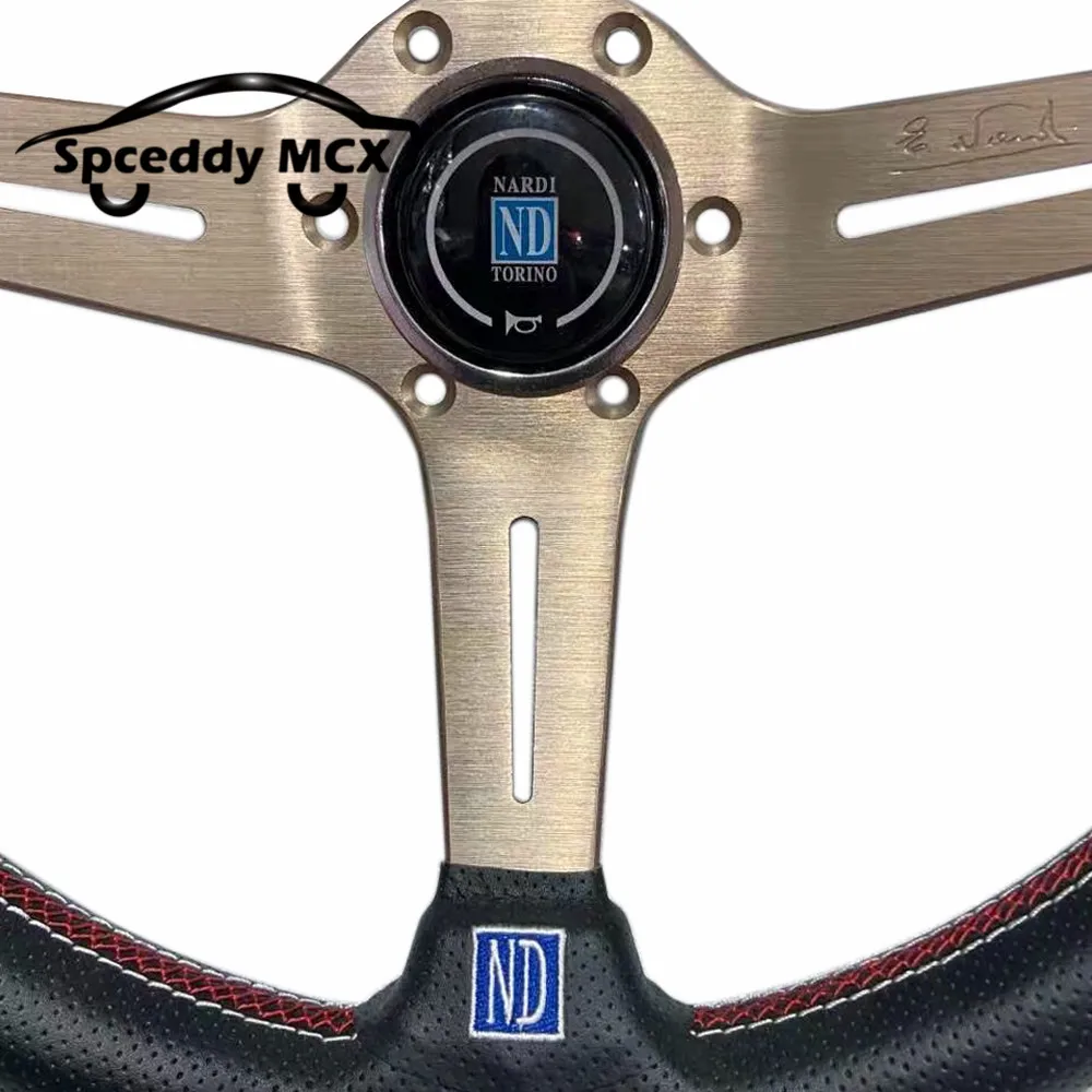 Высокое качество 2020 рулевое колесо ND кожаный спортивный руль гоночные колеса