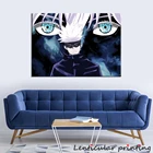 Аниме Декор постер HD juютсу Kaisen Gojo Satoru красивый анимационный мальчик Картина на холсте