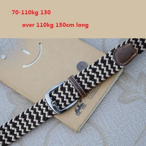 

WJWB21 Women Special Size Plus 3.5cm Wide 150cm 130cm Long Polyester Cotton Sretch Canvas Belt