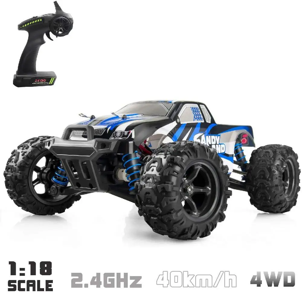 Радиоуправляемый автомобиль масштаб 1:18 9300 ГГц радиоприемник 4WD быстрый 30 + миль/ч