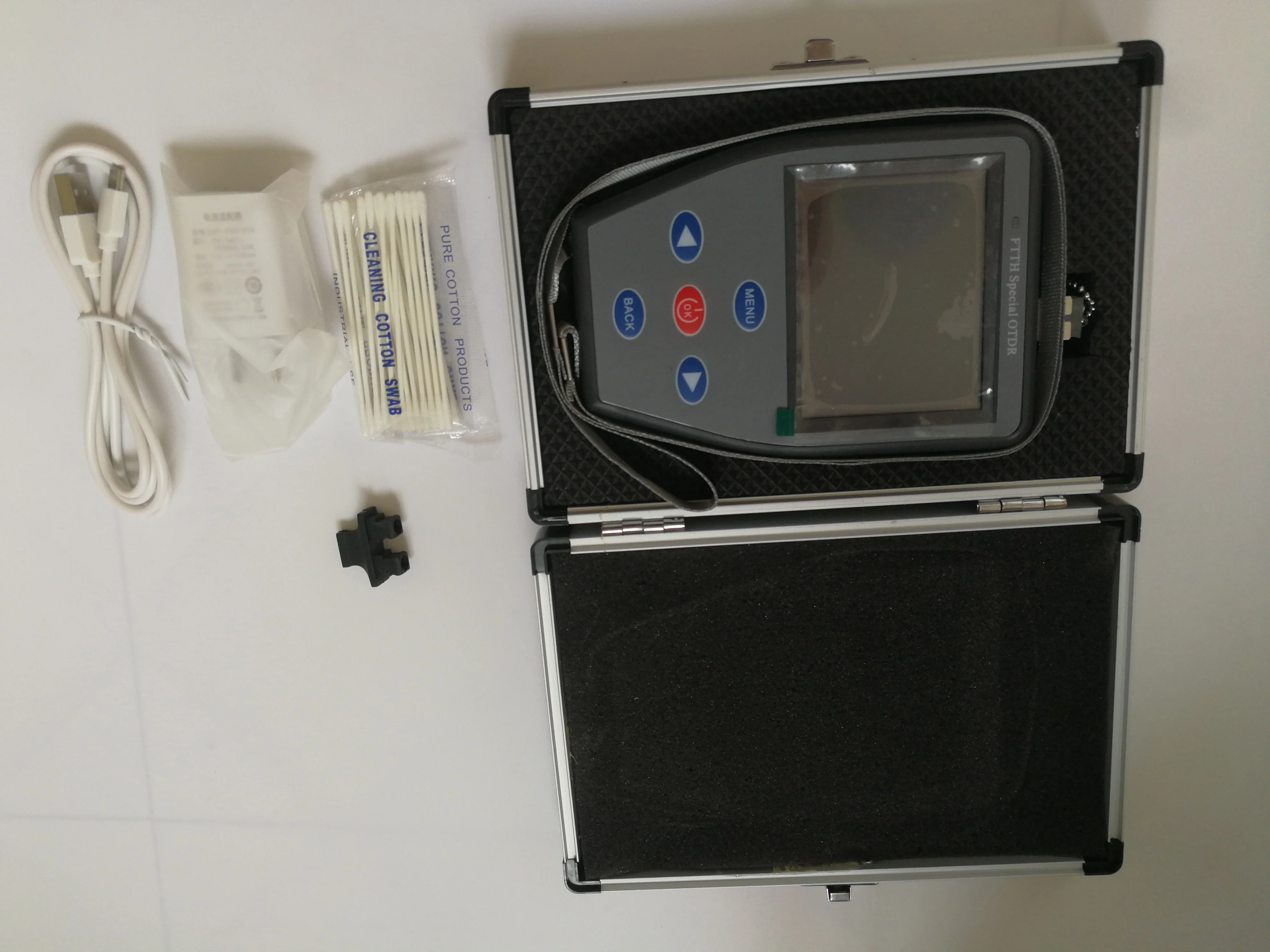 4 в 1 FTTH OTDR Active fiber mini с оптическим измерителем мощности + VFL стабильный источник