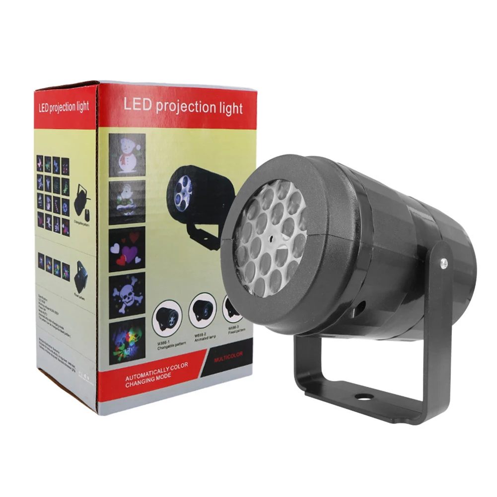 

LED Snowflake Pattern Light LED Blizzard Laser Projector Light USB Film 12 Pattern Atmosphere Lawn Lamp Christmas Rotating