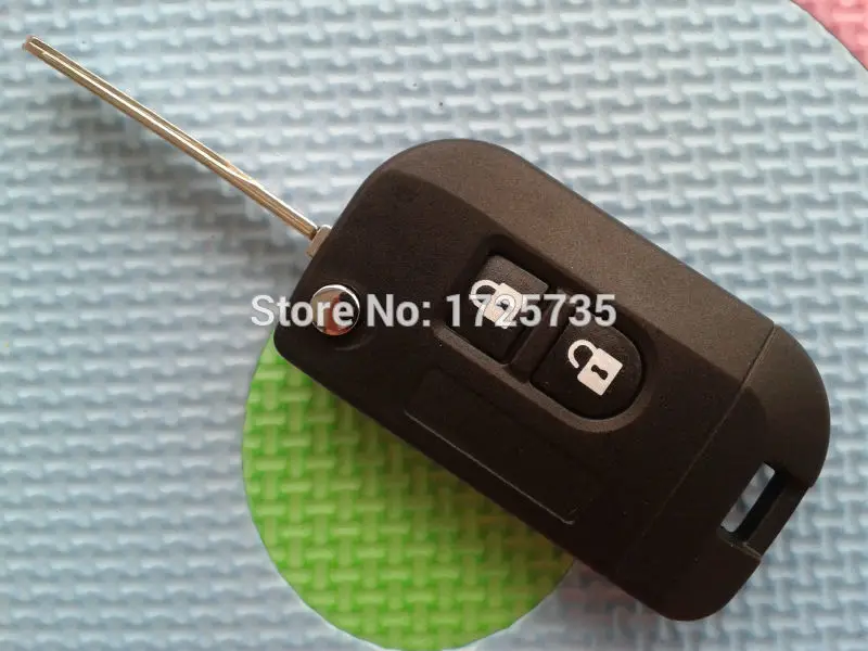 10 шт./лот откидной складной чехол для дистанционного ключа автомобиля брелок Nissan