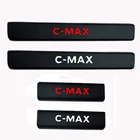 Виниловая наклейка из углеродного волокна, защитная Накладка на порог автомобиля для Ford Cmax C-max, автомобильные аксессуары