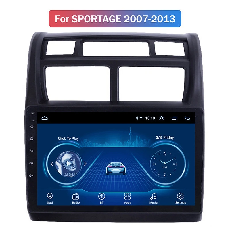 

New 1+16G Android 10 Car Radio Multimedia Player For Kia Sportage 2007-2013 GPS Navigation 2Din