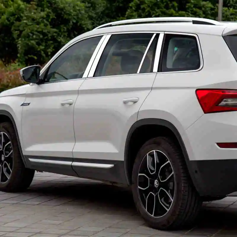 

Нержавеющая сталь окна автомобиля планки для skoda kodiaq 2016 2017 2018