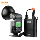 DHL Godox Witstro AD360II-C TTL 360W GN80 Мощная Вспышка Speedlite для камеры Canon EOS с литиевой батареей 4500 мАч PB960