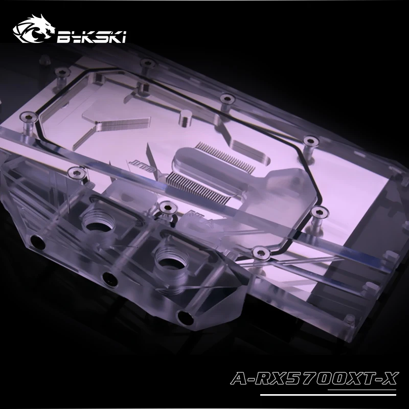 Видеокарта Bykski RX5700XT/5700 с полным покрытием графическая карта AURA SYNC A-RX5700XT-X |