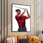 Спортивное искусство, Настенная картина, холст, принты на стену, игрок в гольф, звезда, декоративная картина для спортзала, комнаты, украшение для дома