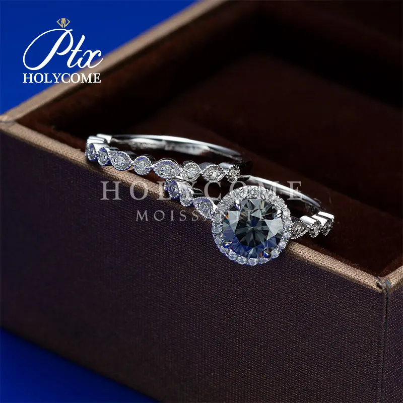 Драгоценный камень круглой огранки 6 5 мм 8 сердца и стрел золото 14 к Муассанит