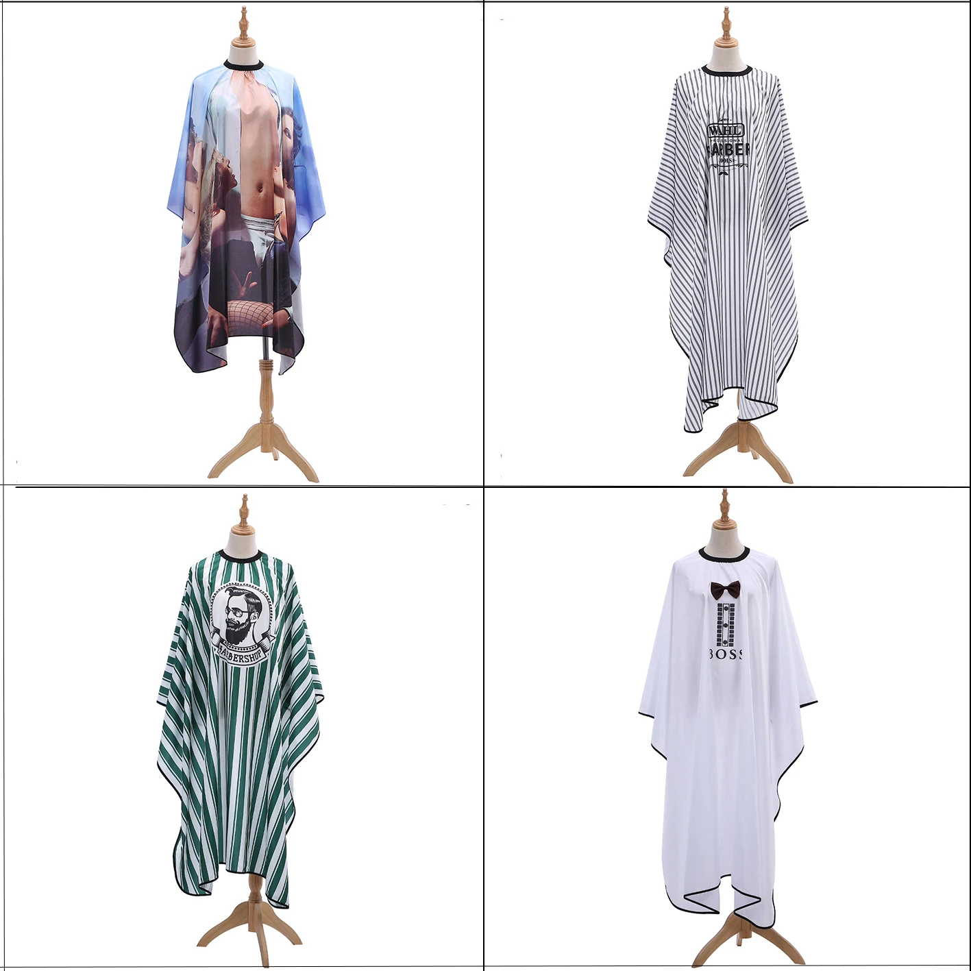 4 вида стилей новинка водонепроницаемая Парикмахерская Ткань фартук для