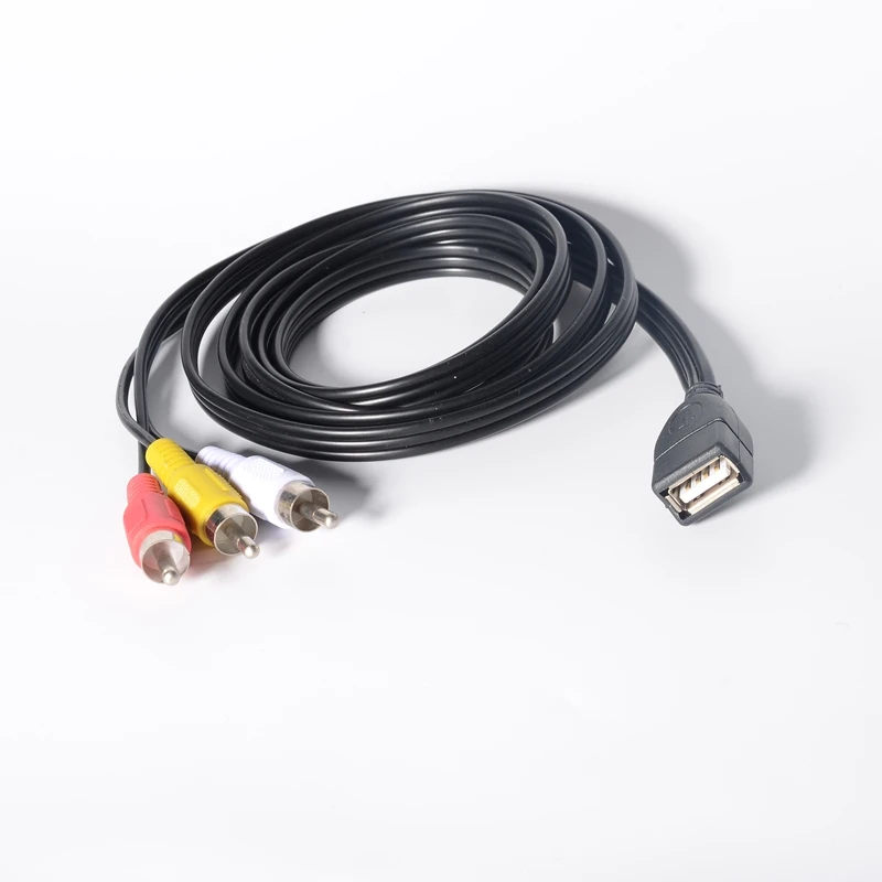 Кабель-Переходник USB A (гнездо) на 3 RCA 1 5 м | Электроника