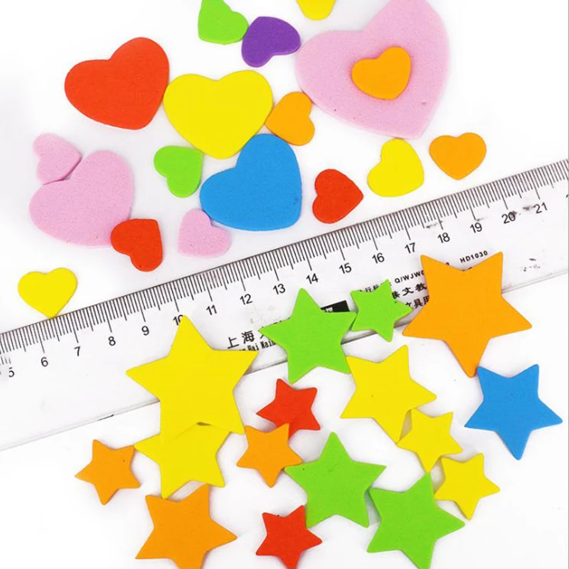 

Geometric Figure Foam Sticker Foam Stickers Kid Toy Kindergarten Craft Diy Toy