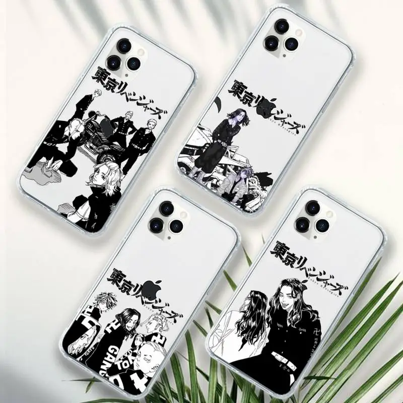 

Anime Tokyo Revengers manjiro sano Phone Case Transparent soft For iphone 12 11 13 7 8 6 s plus x xs xr pro max mini