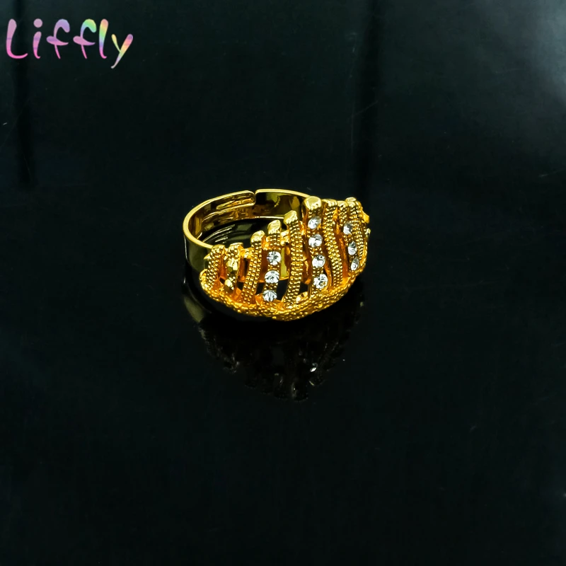 Африканские Ювелирные наборы классическое хрустальное ожерелье серьги кольцо