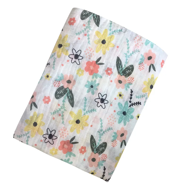 Хлопковое муслиновое детское одеяло s дышащее пеленальная накидка для ребенка