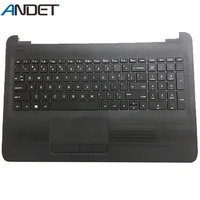 new original for hp tpn c125 tpn c126 hq tre rtl8723be laptop palmrest cover keyboard black