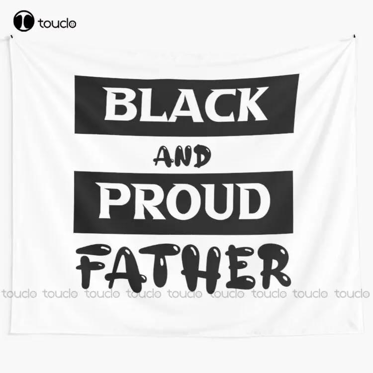 

Black And Proud Father Tapestry Gaming Tapestry Tapestry Wall Hanging For Living Room Bedroom Dorm Room Home Decor Wall Covering