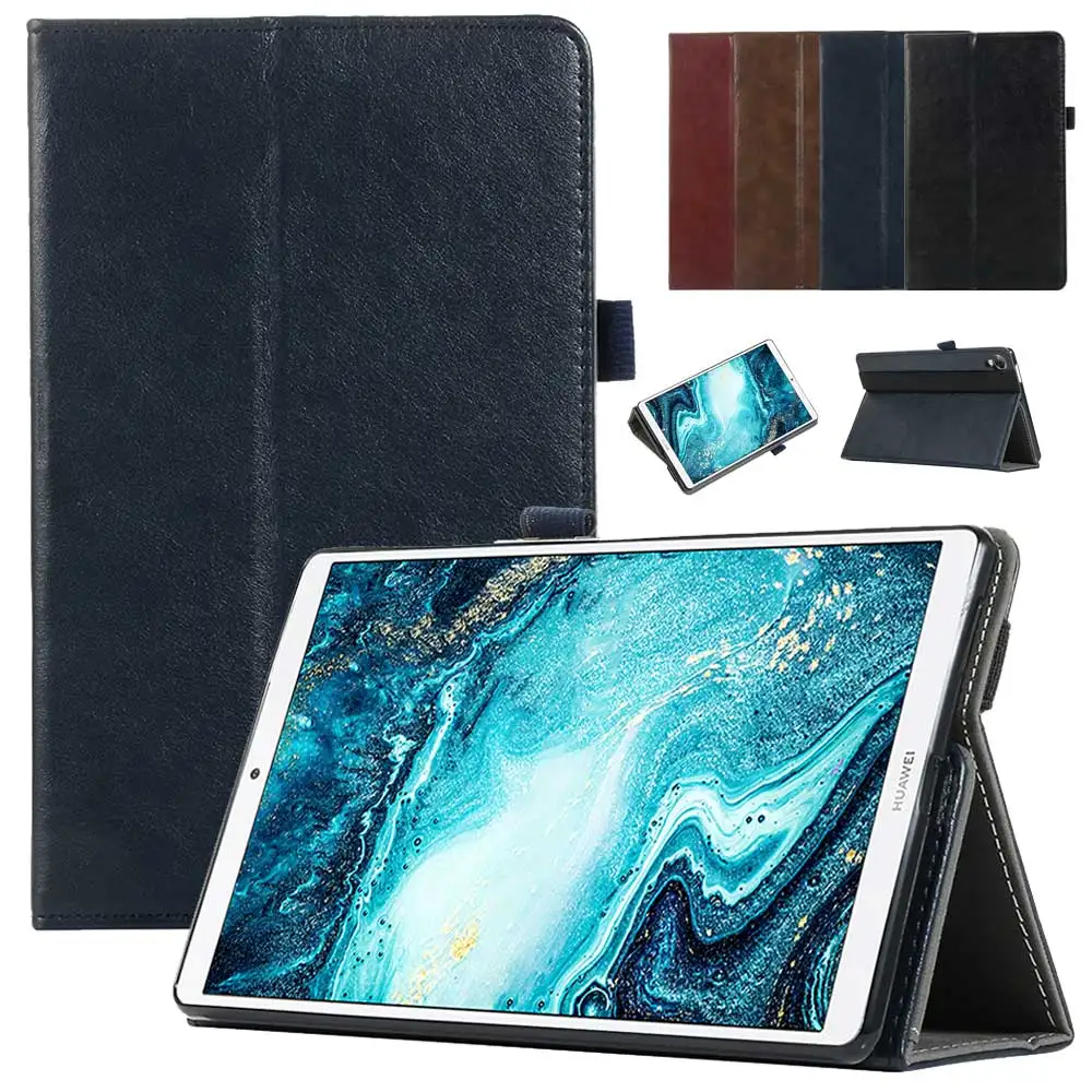 Кожаный чехол книжка с подставкой для Huawei MediaPad M6 8 4 дюйма противоударный бизнес