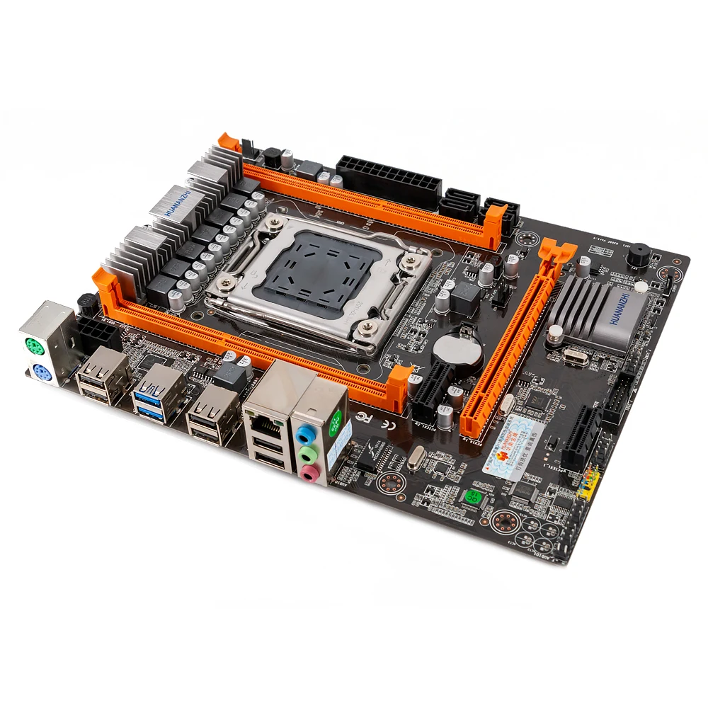 Huanan Zhi X79-4M материнская плата X79 для Intel LGA 2011 E5 2650V2 2660V2 DDR3 1333/1600/1866 МГц 32 Гб SATA2.0 USB2.0 M-ATX материнская плата