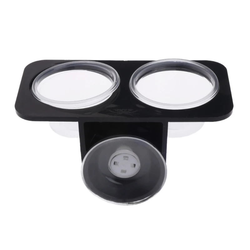 

Let' s Pet Reptile Food Water Feeding Bowl Spider Breeding Tank Box Dish Pot Suction Cup